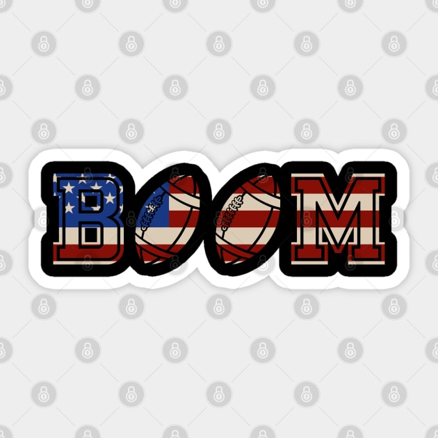 Boom,American Football Sticker by zooma